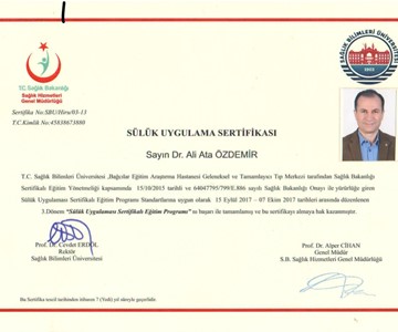 Sülük (Hirudoterapi ) sertifikası